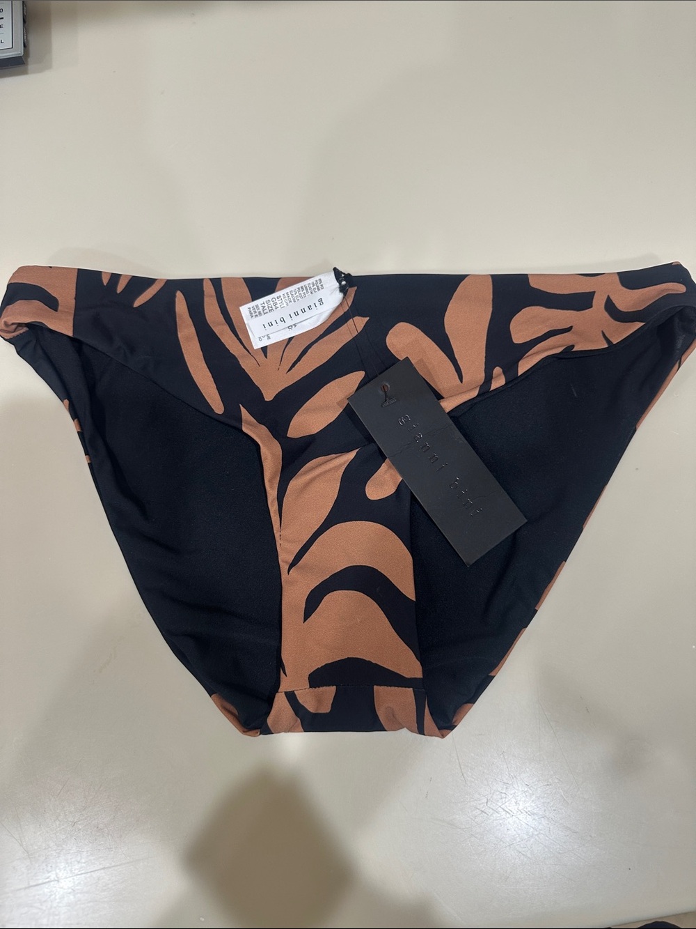 Gianni Bini Black & Brown Animal Print Kids Shorts